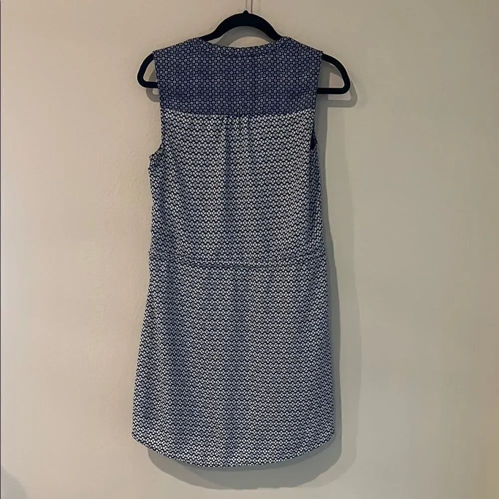 GAP Blue Patterned Sleeveless Dress - Picture 4 of 6